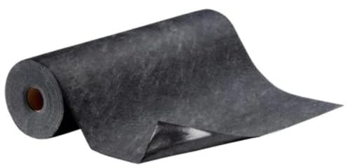 PIG Grippy Floor Mat | Industrial Entrance Mat with Adhesive Backing | 3' x 100' Mat Runner | Black | GRP36200-BK