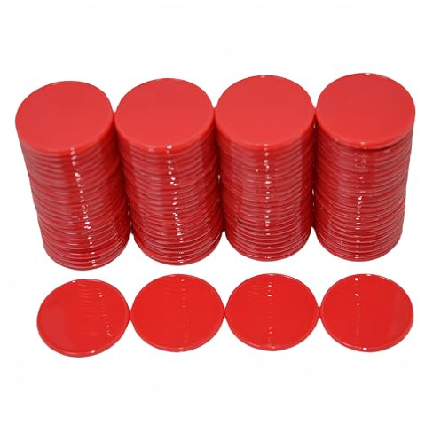 Smartdealspro Lot de 100 jetons de Poker en Plastique Opaques avec boîte de Rangement 1