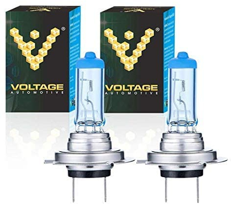 Voltage Automotive H7 Bulb Polarize White Replacement For Low Beam High Beam Driving Fog Light (2 Pack)