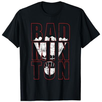 BADMINTON Federball Sport Geschenk Hobby Ball Herren Damen T-Shirt