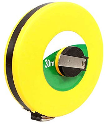 Mètres à ruban Règle en lin Bande 50 mètres 20 mètres 30 mètres 100 mètres Ruban à mesurer Boîte Règle Ruban à mesurer Cuir Ruban à mesurer Ruban à mesurer rétractable (Color : Yellow 20 meters)
