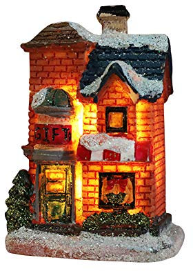 Villaggio di Natale Luminoso, Villaggio Natale Luci, Addobbi Natalizi per La Casa Interni Particolari, Decorazioni Natalizie Americane Fai da Te Villaggio Natalizio Casette Accessori