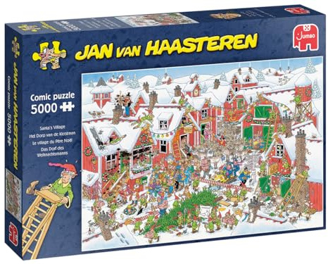 Jan Van Haasteren Das Dorf des Weihnachtsmanns Puzzle 5000 Teile Erwachsene