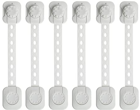 6 Pcs Kindersicheren Schrank Schlösser Klebstoff Baby Für Schublade Kühlschrank