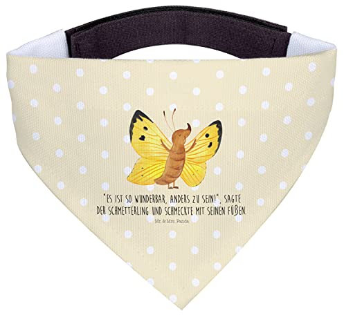Mr. & Mrs. Panda Hundehalstuch S Schmetterling Zitronenfalter - Geschenk, Tuch, Besonders, Liebe, Hunde, Lustige Sprüche, Außergewöhnlich, Halstuch, Schmetterlinge, Kleine, Fakt
