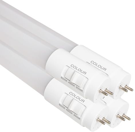 LED ATOMANT Pack 4x Tubo LED Tipo A+B 60cm 9W, CCT (Selector de Color Blanco Calido, Neutro y Frio), 1100 Lumenes, Plug & Play, T8 Standard