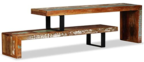 WHOPBXGAD fernsehschrank,tv Board Weiss,tv Board,fernsehschrank Weiss,TV-Schrank Altholz Massivfernsehschrank weiß,fernseherschrank,tv Board,
