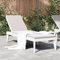 Gecheer Sonnenliege Sonnenliegen Gartenliege Liegestuhl Gartenstuhl Strandliege Liege Weiß 186x60x29 cm PP