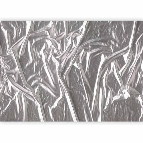 murando Fotomurales 500x350 cm XXL Papel pintado tejido no tejido Decoración de Pared decorativos Murales moderna de Diseno Fotográfico Plata f-A-0402-a-a