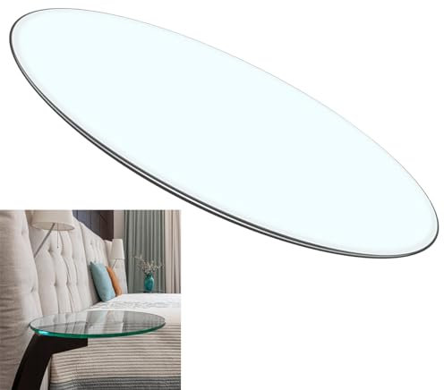Glasplatte Rund Transparent - Glasscheibe Aus Gehärtetem Glas 8mm Dick - Tischplatte Aus Sicherheitsglas Glas - Ideal Als DIY Glastisch Tisch Glas Platte, Perfekt Geeignet Als Tischplatte ( Size : 40C