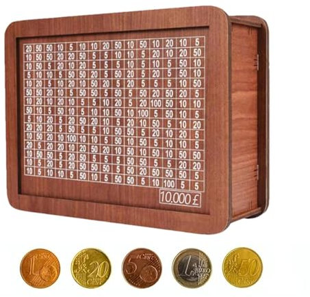 Spardose aus, Spardose | Spardose - Retro Wiederverwendbare Spardose aus, Spardose mit Zähler, Münzkasse, Münzsparbank für Erwachsene und Kinder
