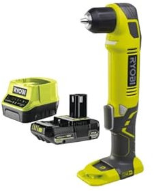 Pack RYOBI Perceuse-visseuse d'angle RAD1801M - 18V One+ - 1 Batterie 2.0Ah - 1 Chargeur rapide