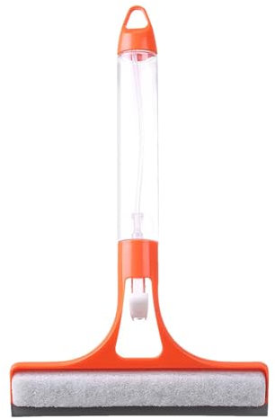Window Cleaning Tool - Lightweight Squeegee Window | Cleaner Tool Water Spray Scrubber For Glass Cleaning, Multi Purpose Shower Glass Door Squeegee Mirrors Wiper And Window Cleaner