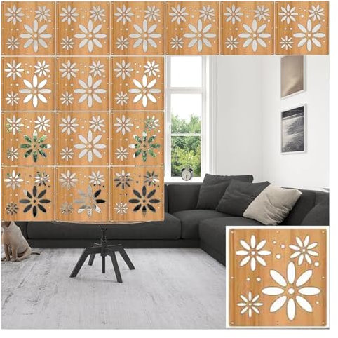 Raumtrenner Trennwand von der Decke, DIY hängende temporäre Privatsphäre Wandpaneel – Dickes Kunststoffdekor – Wohnzimmer Wohnung Trennwände Ideen