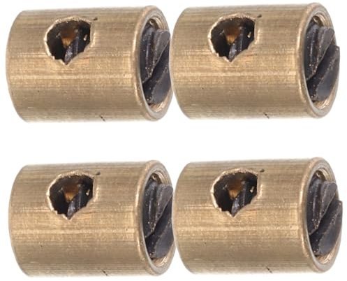 Vaguelly Brake Cable End Fittings and Throttle Cable Stops 4pcs Universal Metal Assembly for Motorcycle Atv Kart Repair Replacement Clamp Lock Anchor Secure Attachment