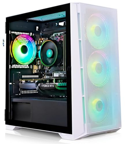 ADMI Gaming PC - Intel i5 12400F - RTX 5060 8GB - 16GB DDR5-1TB NVMe - X= Airflow RGB (White) - WIFI - No Operating System