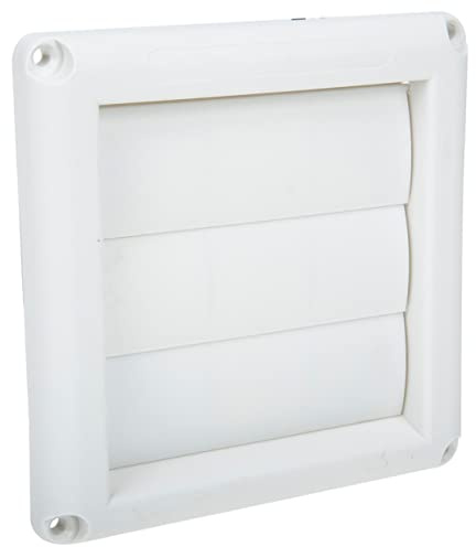 Cubierta de Ventilación Exterior Lamas, Plástico Blanco para Secadora | Respiradero del Baño, Ventilador Extractor de Aire, Rejilla Ventilacion Campana, Celebracion Verano