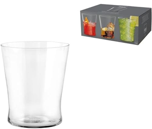 H&H Conic Set 6 Bicchieri Vino, Vetro Ultrasottile, 250 ml