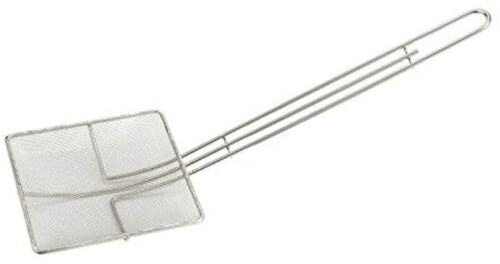 Update International SKR-1 Fryer Skimmer - Mesh 6-3/4 Square, Fine Mesh