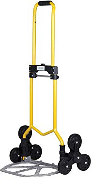 Svelt Carrello Saliscale Pieghevole in Acciaio – Compatto, Leggero, Portata fino a 70 Kg