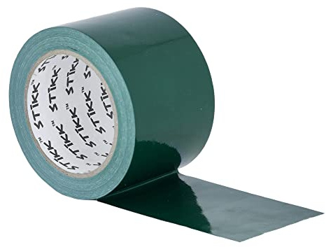 STIKK Duct Tape - Green Duck Tape - 3 inch x 25 Yards - Heavy Duty Tape for Repairs, Household Projects - for Commercial HVAC and Construction - Effective Heavy Duty Waterproof Duct Tape