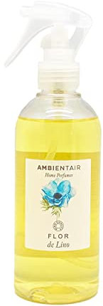 Ambientador Lino, Flor de Lino - Ambientair Home Perfume, Spray, 250 ml, Lienzo