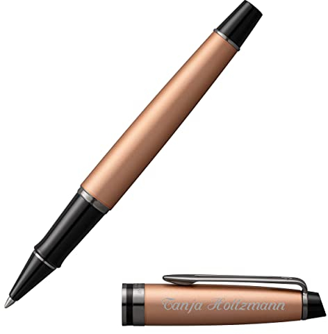 Waterman Tintenroller EXPERT Special Edition Metallic Rosé Gold 2119264 mit persönlicher Laser-Gravur