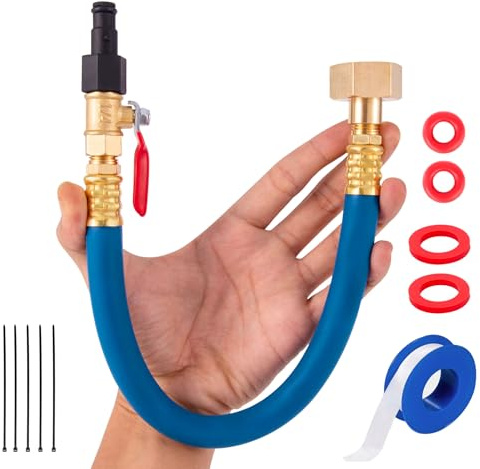 Flush Hose Fitting Kit for Yamaha,PWC WaveRunner/Sport Jet Boat Flush Fitting Blue Kit Compatiable for Yamaha,LX VX VXR FXHO VX110 VX Deluxe FX Cruiser Jet Ski GP1800 GP1300 AR190