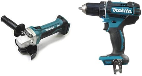 MEULEUSE MAKITA Ø 115 MM VENDU SANS BATTERIE - DGA452Z & DDF482Z Perceuse visseuse 60 nm 18 V Bleu