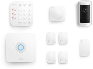 Ring Alarm 8-Piece Kit with Ring Outdoor Cam Plus, Battery
