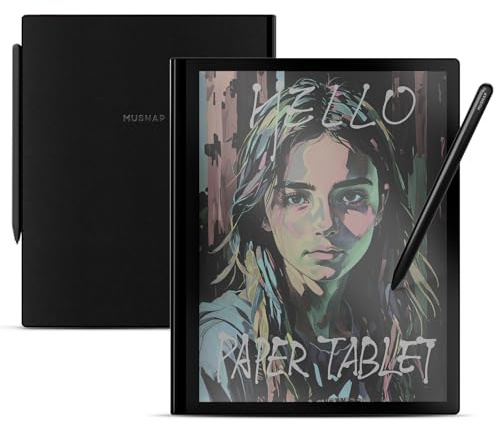 Musnap Aura C 10.3 E Ink Color Display Paper Tablet Supports 3rd-Party apps,8GB+128GB ePaper Notebook with Stylus Pen,2-in-1 Color ePaper Tablet & eBook Reader,Long Battery Life for Meetings&Reading