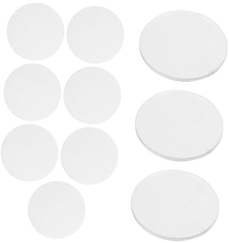 ZUNOXAZ 10pcs Acrylic Miniature Bases Round for Tabletop Miniatures Cake Stable Ornament Base