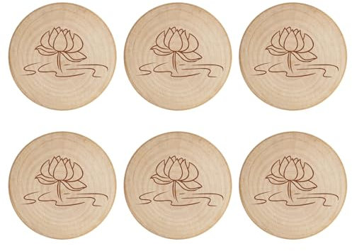 Abridor de botellas de madera redondo simple para nevera, 6 unidades, imán para nevera, abrelatas de cerveza, recuerdos de boda