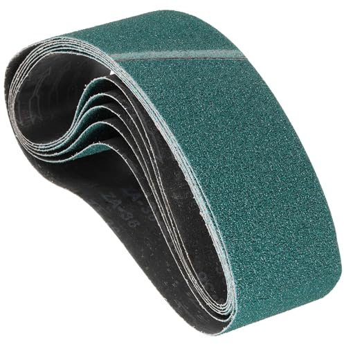 Kozelo 6 Cintas De Lijado 4 X 36 Pulgadas Grano 36 De Zirconia Para Lijadora De Banda Para Metal Madera Eliminación De Óxido Y Soldadura
