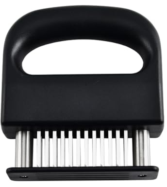 Awyidu Meat Tenderizer with 48 Stainless Steel Ultra Sharp Needle Blades，Professional Heavy Duty Meat Tenderizing Tool with Ergonomic Non-Slip Handle for Steak, Chicken, Beef