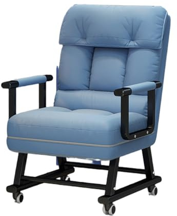 Schlafsofa mit 5-Fach Verstellbarer Rückenlehne Bequemen Kissen Faltbarem Design und Rollen Perfekt für Wohnzimmer, Schlafzimmer, Gästezimmer(55cm)