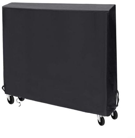 TONIXY Housse de protection pour table de tennis de table 210D imperméable en polyester pour table de ping-pong 165 x 185 x 71 cm