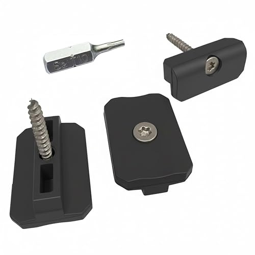 100 Stk. WPC Clips 7,5 mm inkl. Schrauben +20% Start - End Clips + 1 BIT Befestigung Klammern Montageclip