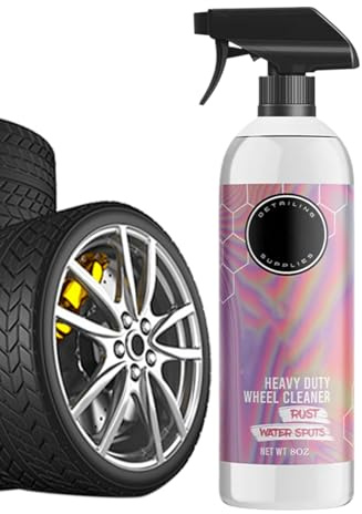 Detergente Spray per Vetri Auto, 236ml con Asciugatura Rapida e Potente, Pulitore Spray per Cerchioni, Per Auto e Tutte le Esigenze