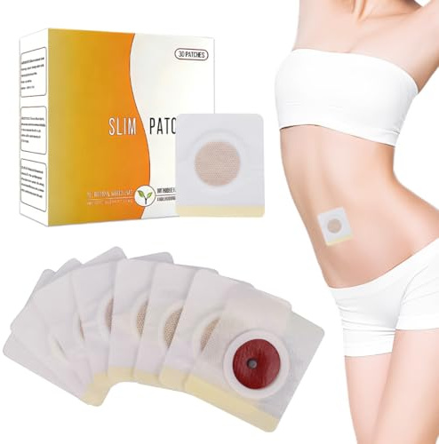 LAKJUOZ 30 Stück Abnehmen Patch Fettverbrenner, Abnehmpflaster Für Schnelles Abnehmen, Abnehmen Patch, Gewichtsverlust Aufkleber Für Körper Schönheit Taille Bauchfett Entfernung