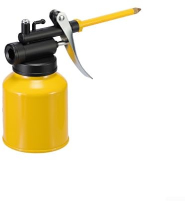 Upluxmira Bomba de aceite de alta presión puede con capacidad de 100 ml, acero resistente y pulverizador manual ABS Lubricación precisa del motor, máquinas hidráulicas y herramientas (B)