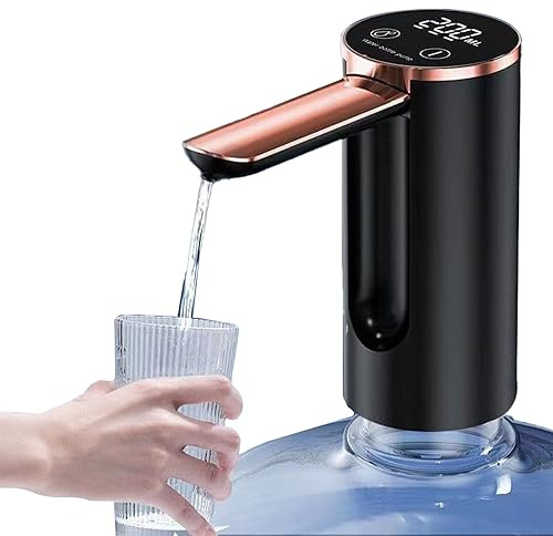 Dispensador de Agua Plegable automático Bomba eléctrica con selección cantidad y USB para Botellas galón