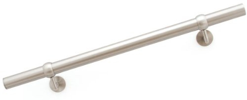 Edelstahl Handlauf 120 cm / 1,20 m - Modell Ela (Komplett Set)