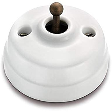 Fontini - Cruzamiento dimbler 10a 250v porcelana patine pack