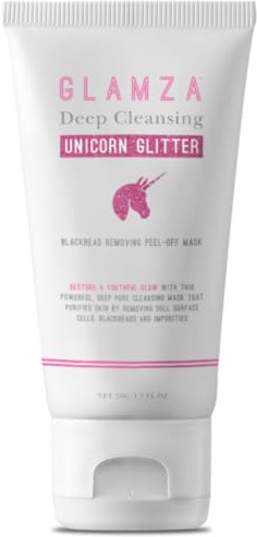 Unicorn Glitter Mitesser Tiefenreinigung Maske, Hautpflege, Größe: Glamza