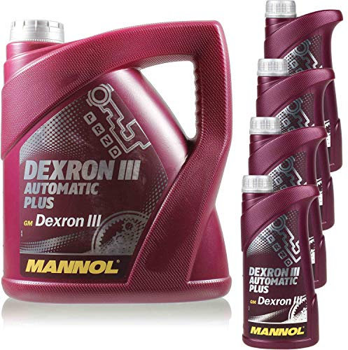 Aceite de transmisión automática original Mannol Dexron III Automatic Plus Gear Oil, 8 litros