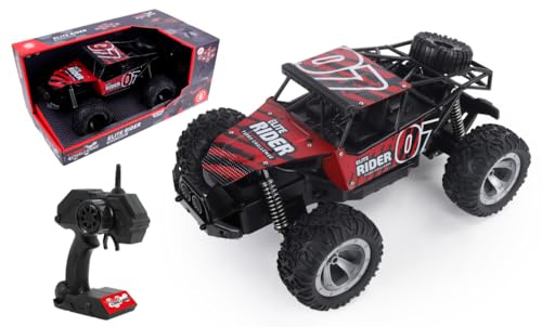 Turbo Challenge - Buggy-Abenteuer - Elite - 094862LR - Ferngesteuertes Auto - Rot - 1/14 - Ready to Run - Wiederaufladbarer Akku und Batterien inklusive - Metall - Ab 8 Jahren