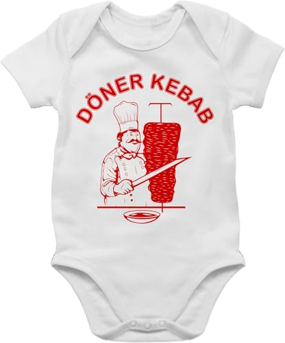Shirtracer - Baby Body Kurzarm - Karneval & Fasching - Original Döner Kebab Logo I Döner Kebap I Döner Geschenke
