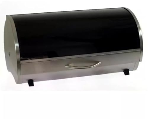 Luckyberg Elegant Brotkästen, Brotaufbewahrungsbox, Brotkasten aus Metall, Brot und Kekse Lange Aufbewahren und Frisch