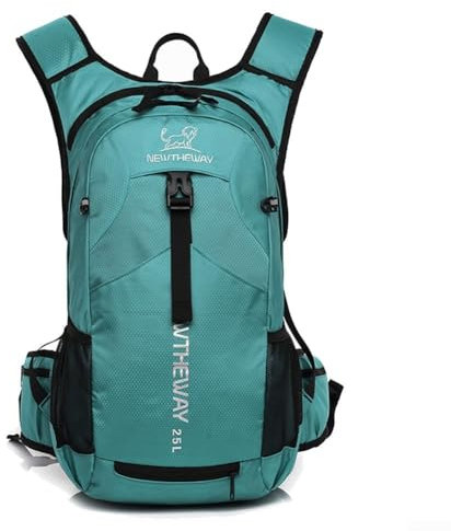 Ultraleichter Wanderrucksack, 25 l, verstaubar, wasserdicht, leicht, Reiserucksack, für Herren und Damen, große Tasche für Arbeit, Camping, Wandern, Radfahren (grün)